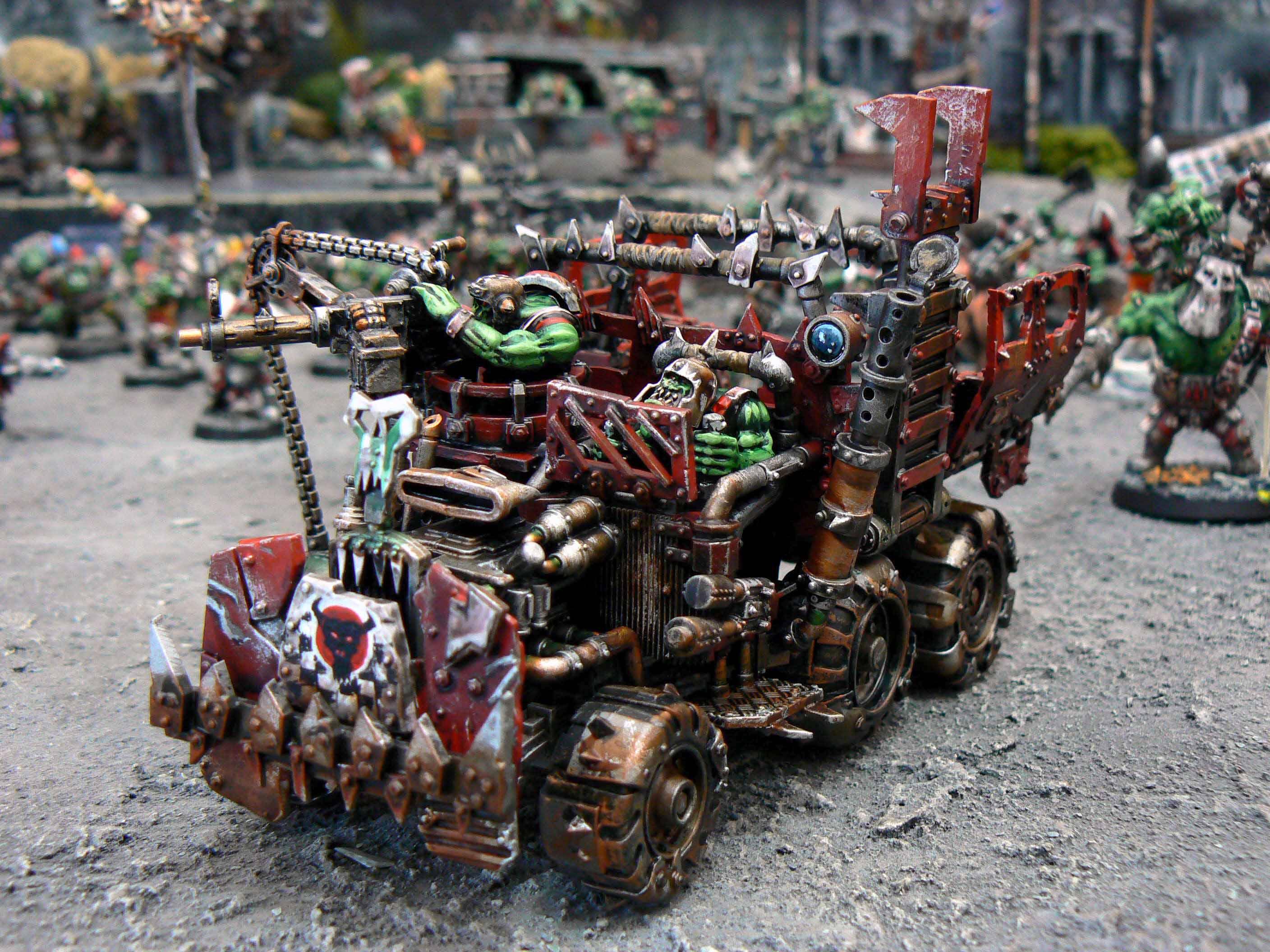 Plaque + Grille Trukk Ork Warhammer 40k - Pièces (bitz) Games Workshop, Comme Neuf, Dégrappées